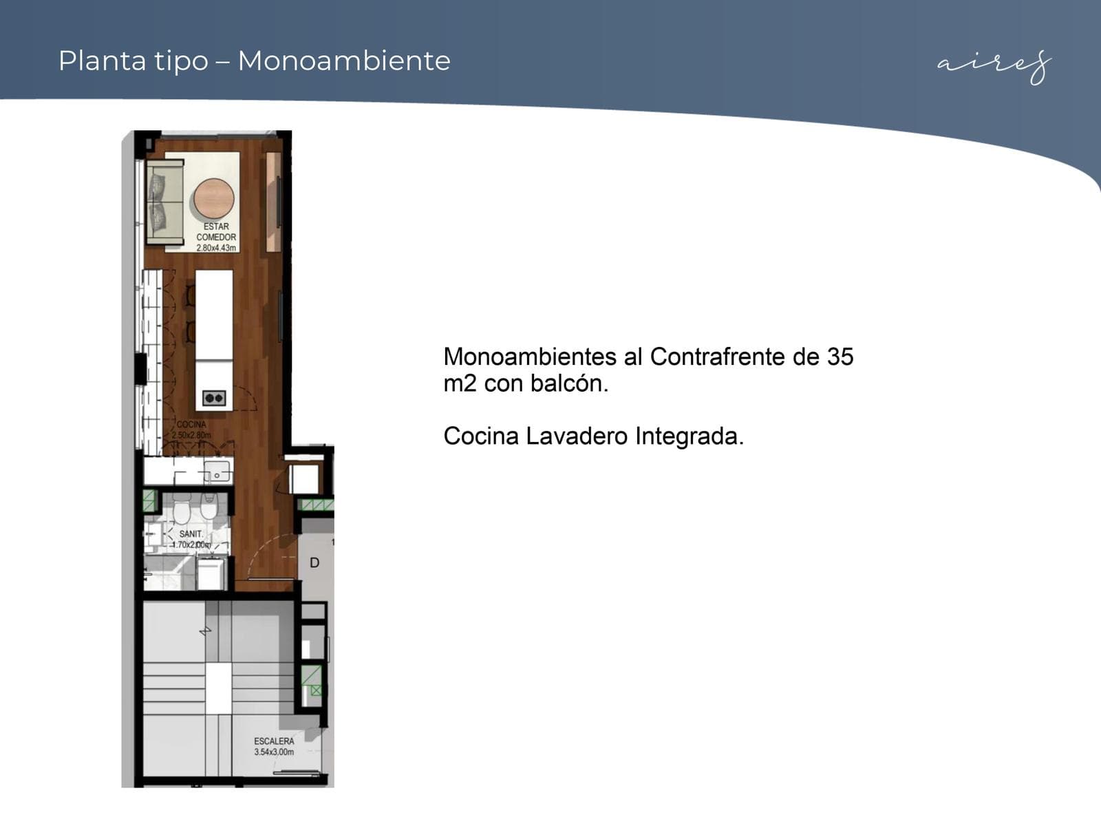 Brand-New Studio Apartment for Rent in Belgrano C