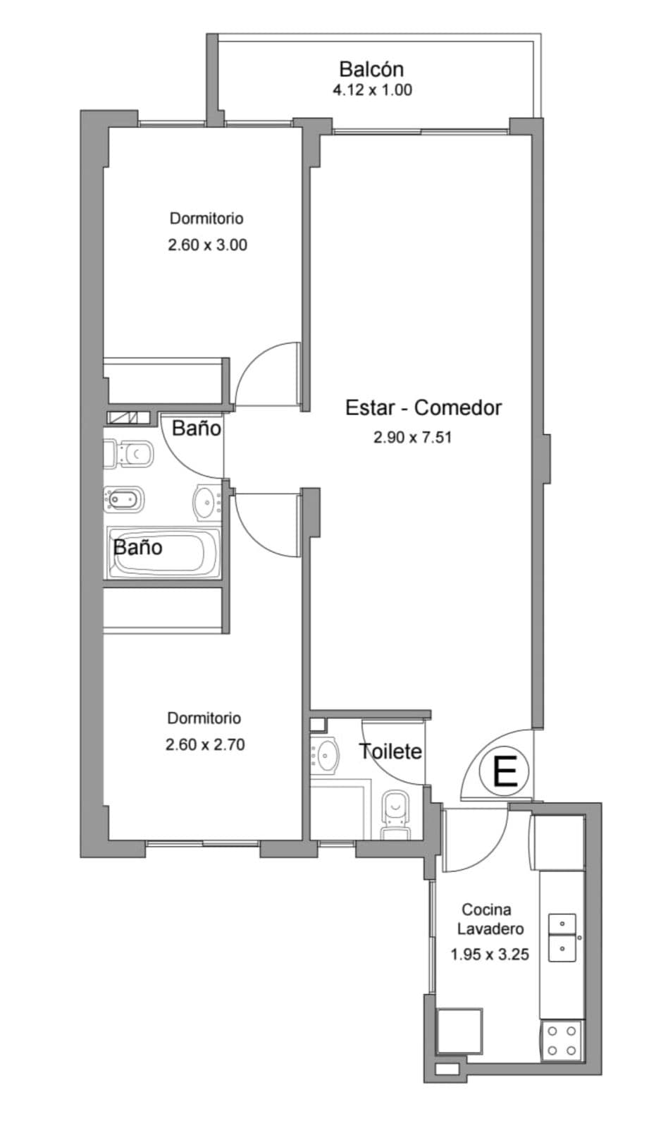 For Sale: Brand-New 3-Room Apartment in Villa Crespo with Garage and Balcony