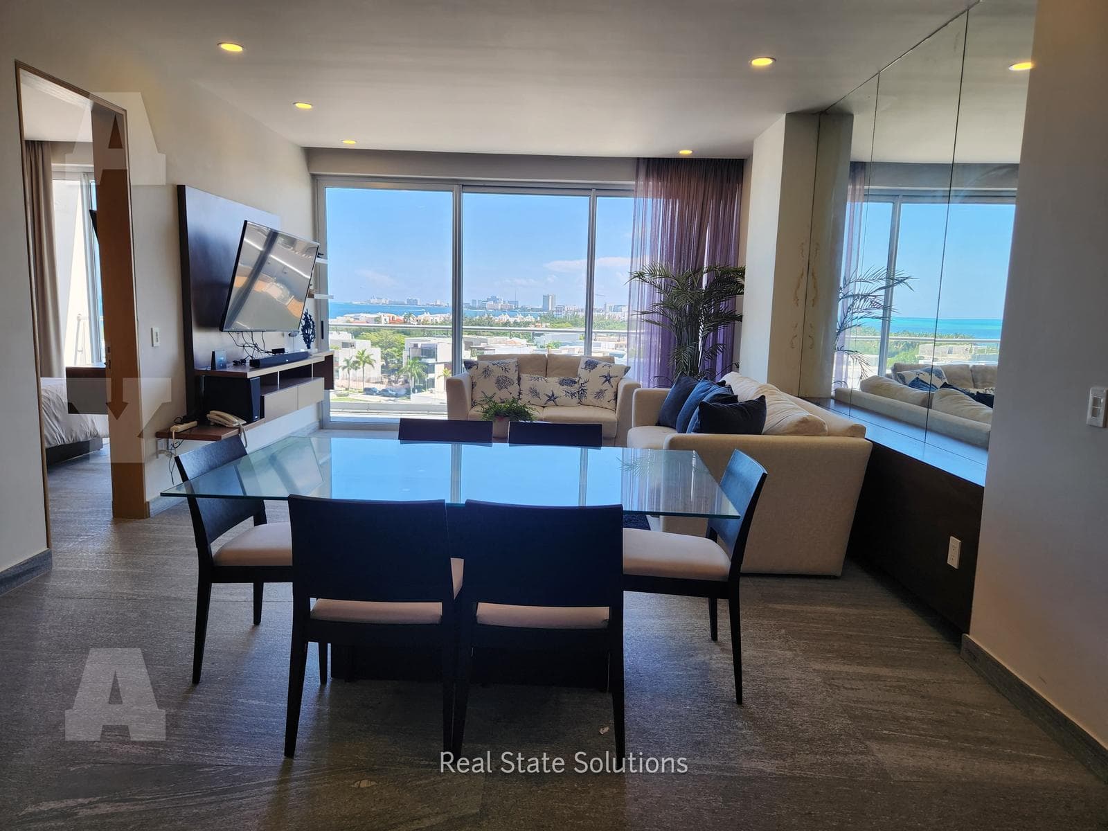 Apartment for Sale, 3 Bedrooms, FURNISHED/FULLY EQUIPPED, TV Room, RIVA, Puerto Cancún