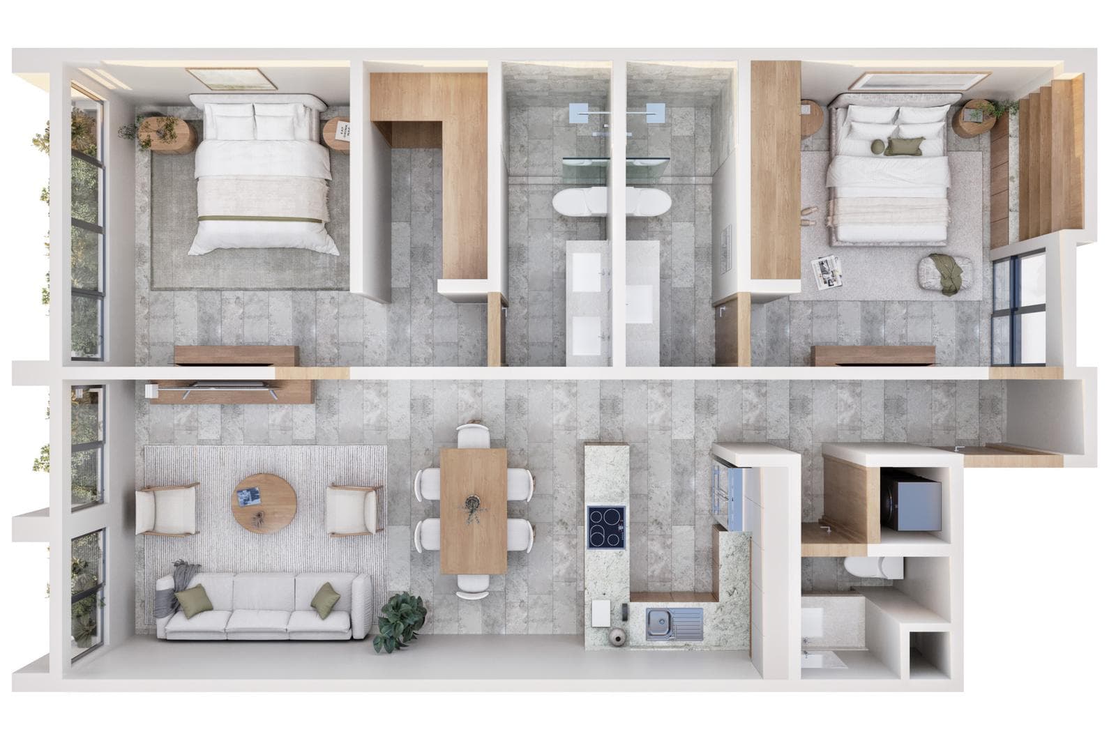 One-bedroom apartment for sale in Abita, Colonia Maya