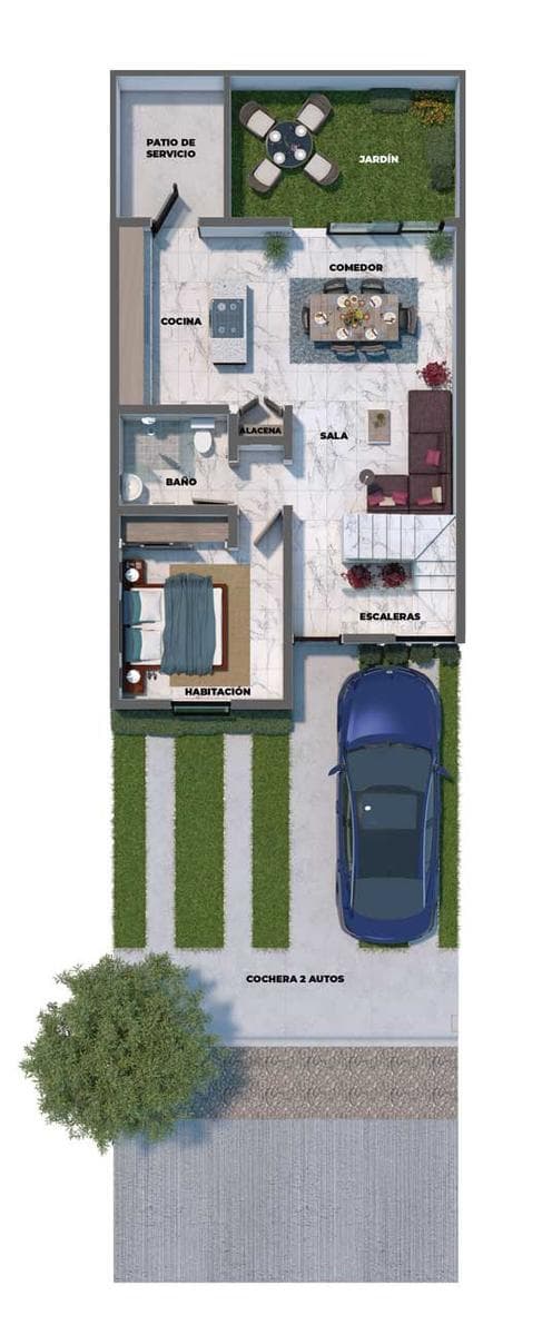 House for Sale at the Exit to the Comala Bypass