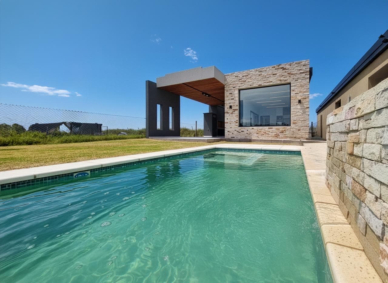 FOR SALE - 3-bedroom house with a porch, barbecue area, and pool - Brisanova neighborhood, Pueblo Esther.