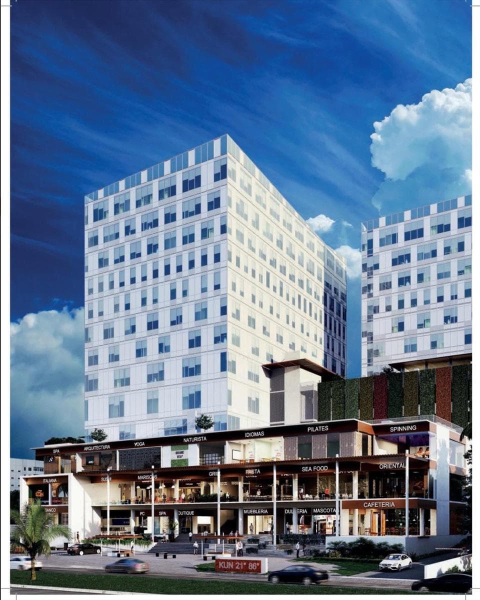 Office for Sale, Unfinished, 97.22 m2, Upper Floor. Kun 21-86, Av. Bonampak SM 4, Cancún