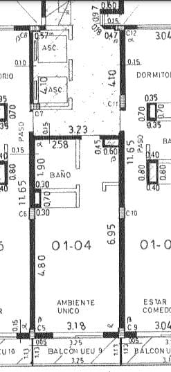 FOR SALE: Studio apartment. Martin neighborhood, Rosario