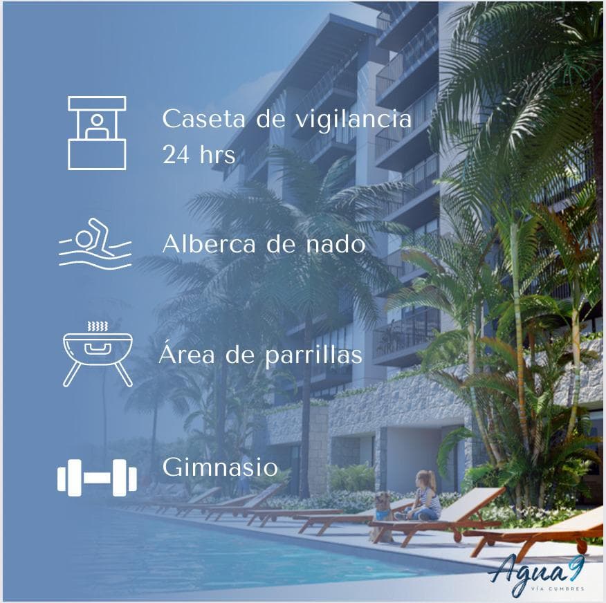 Pre-Sale Apartment, 2 Bedrooms, Vía Cumbres, Av. Huayacán, Cancún