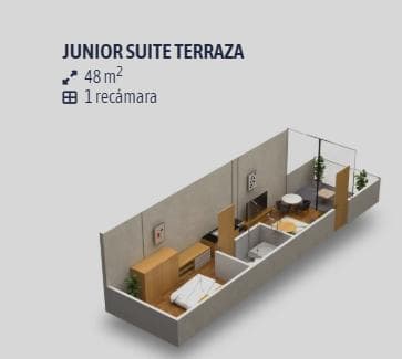 Apartment for rent in Hipódromo Condesa, with amenities, furnished, utilities and maintenance included