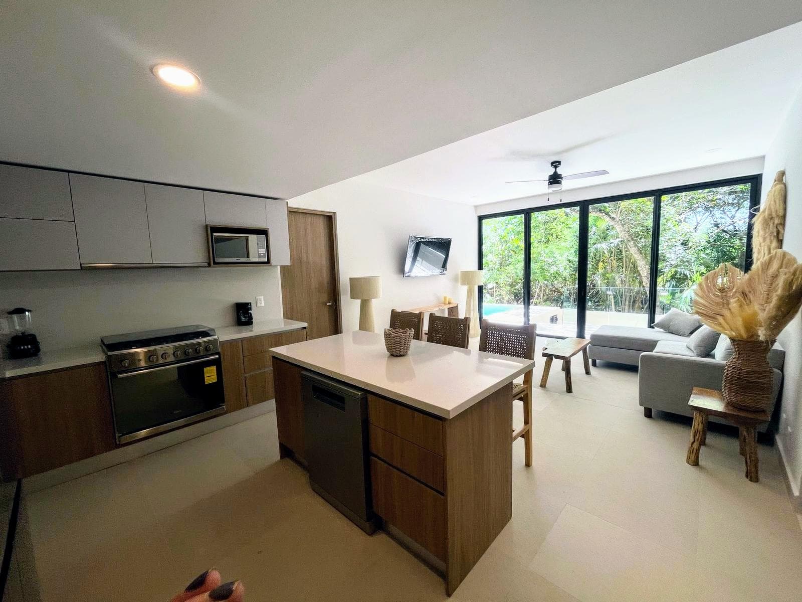 Apartment for Rent, 2 Bedrooms, FURNISHED/FULLY EQUIPPED, Country Club Tulum