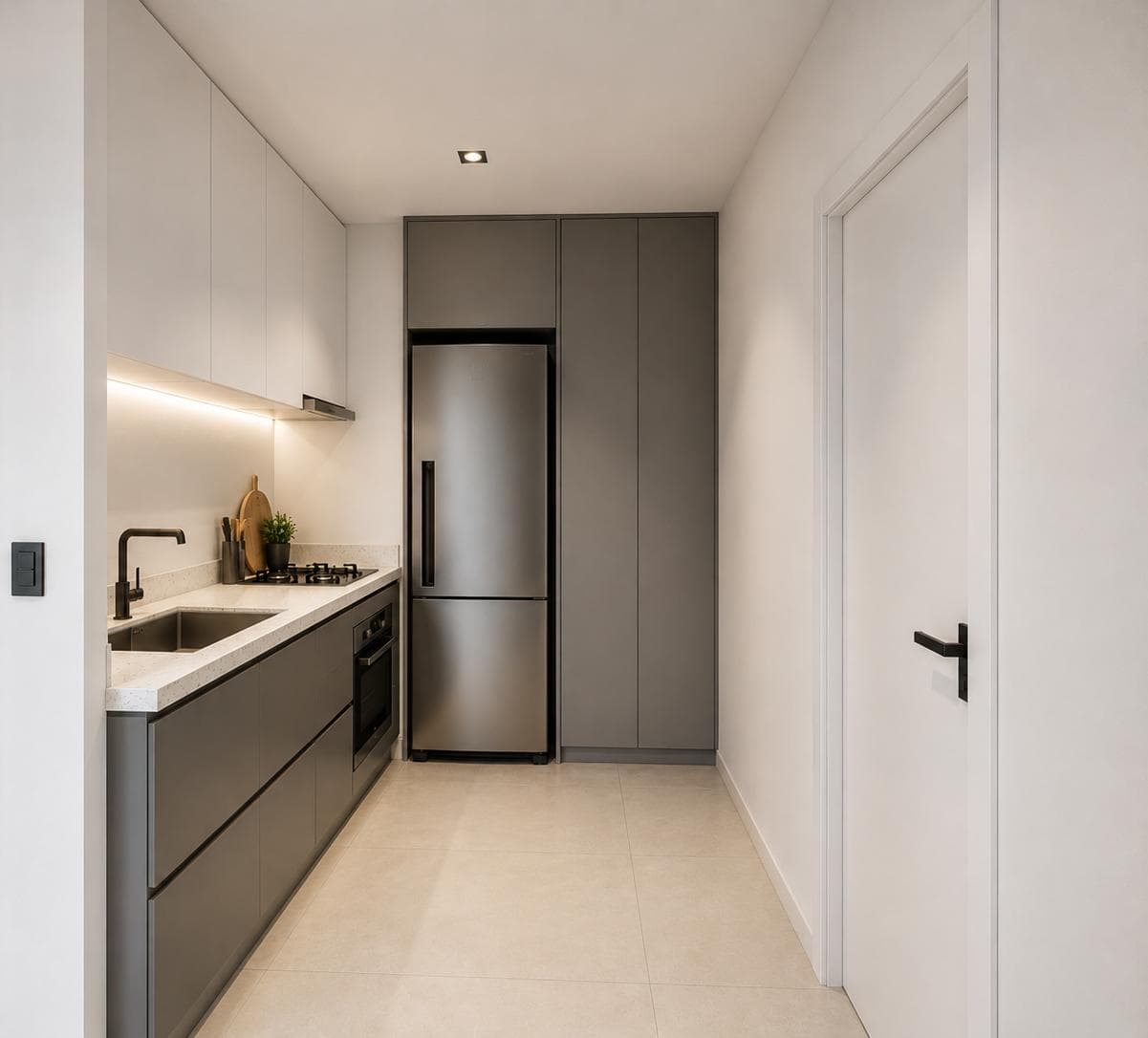 2-room apartment in Recoleta with a garage