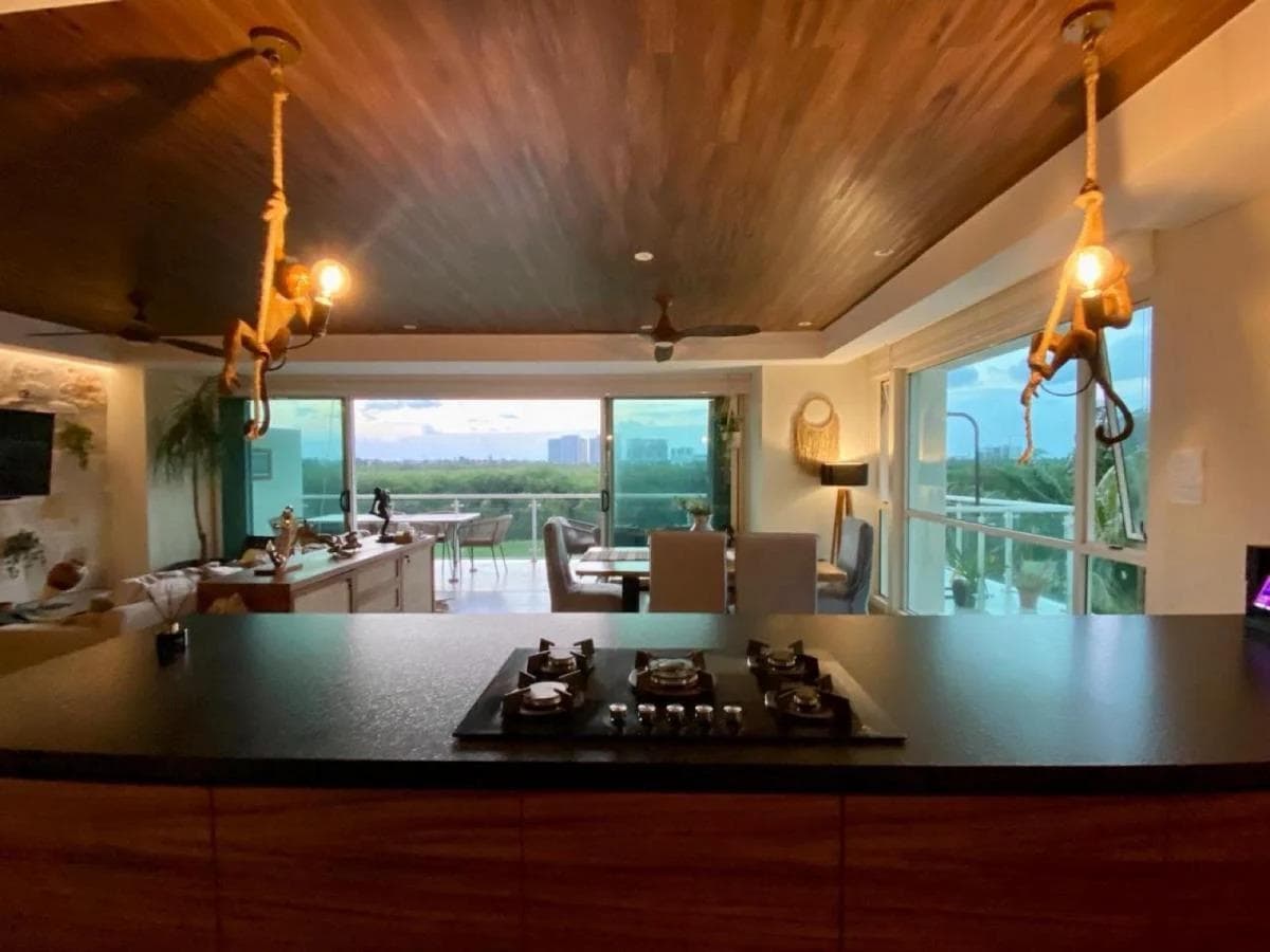 Apartment for Rent, 3 Bedrooms, Furnished, Bonampak Ave., Cancún Towers, Puerto Cancún, Cancún