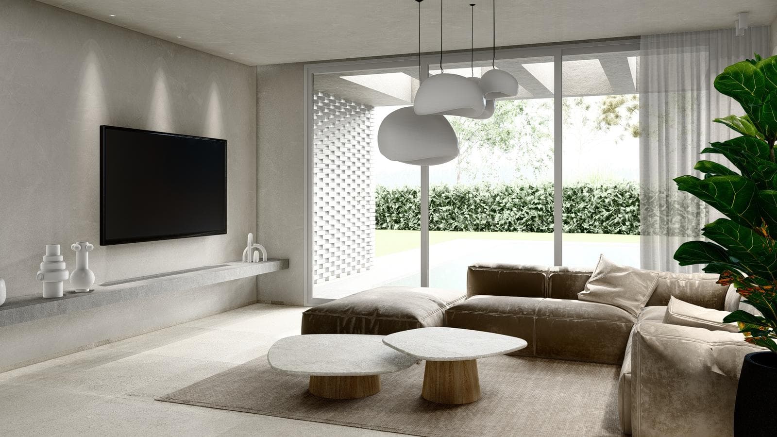 Contemporary-style house for sale in Puertos | 4 bedrooms (3 en suite), 4 full bathrooms, and 1 half-bath
