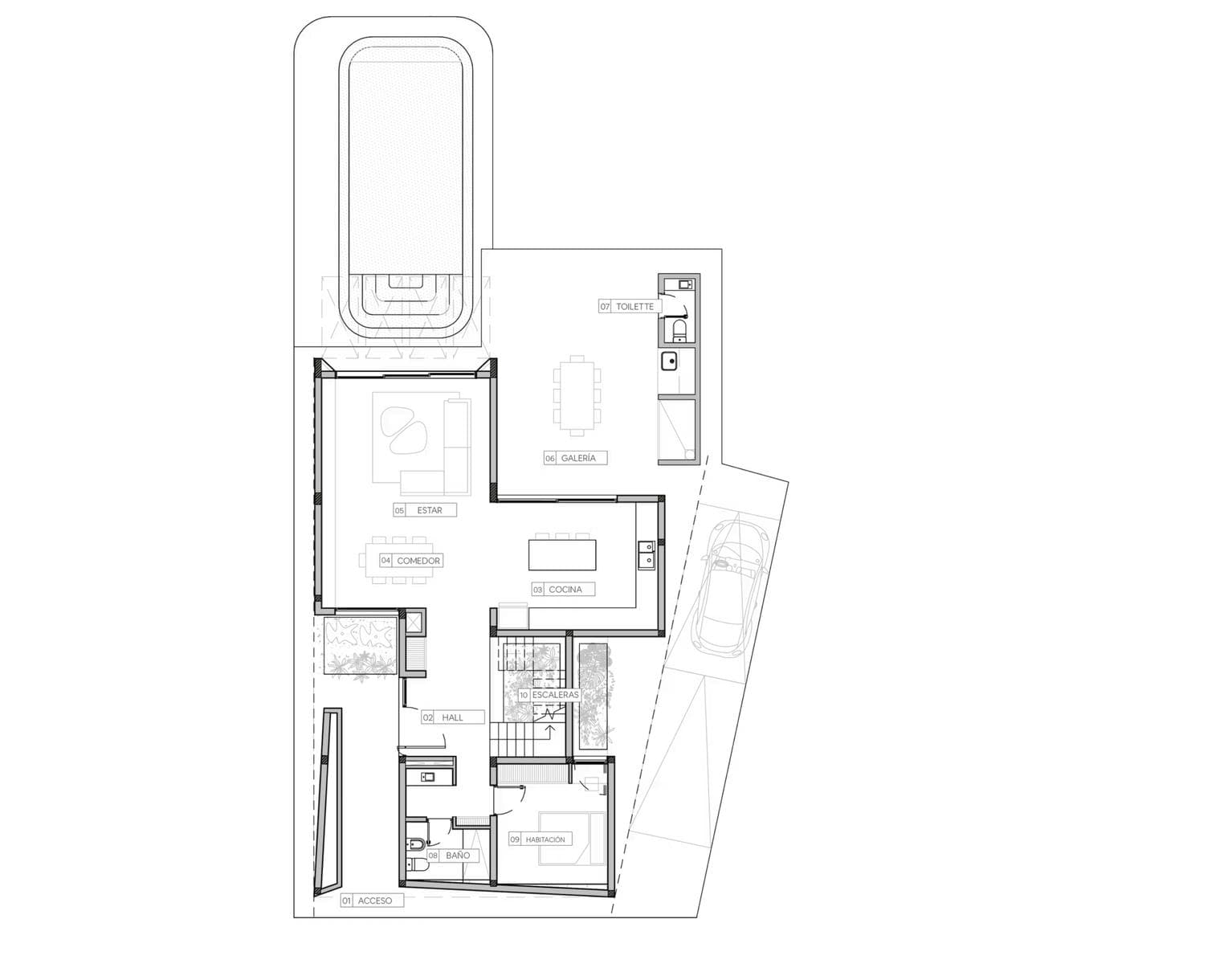 Contemporary-style house for sale in Puertos | 4 bedrooms (3 en suite), 4 full bathrooms, and 1 half-bath