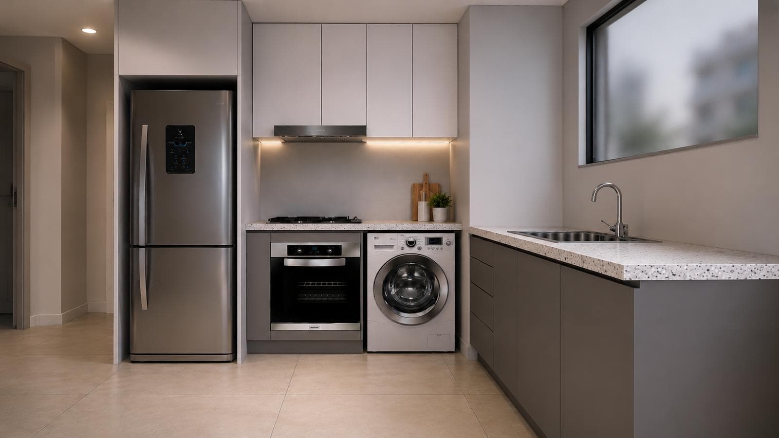 3-room apartment in Recoleta with a garage