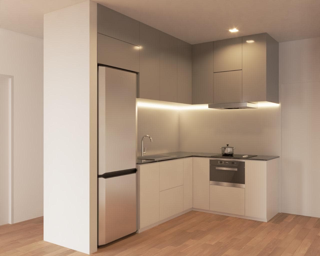 3-room apartment in Recoleta with a garage