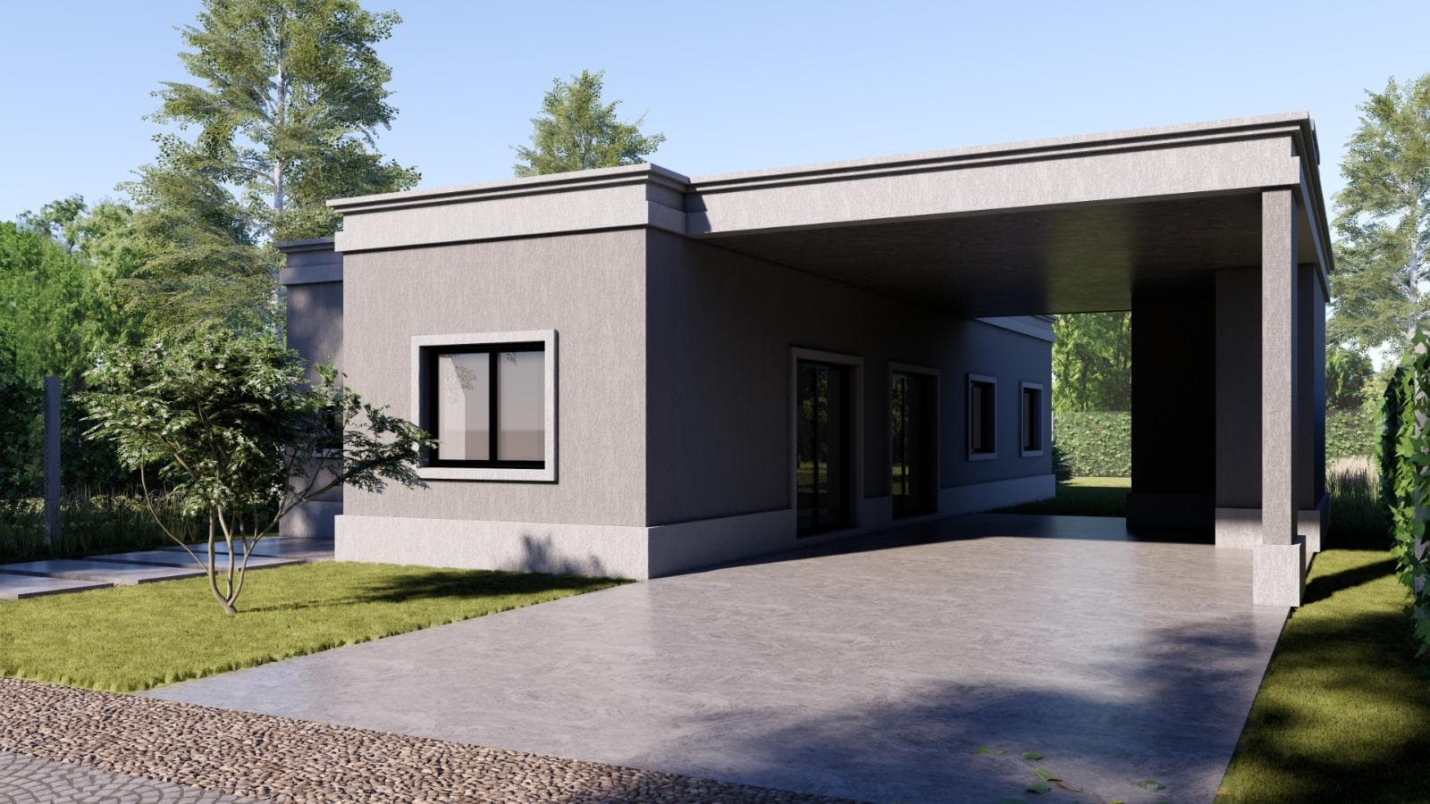 FOR SALE - 3-bedroom house under construction with a pool - Punta Chacra, Roldán.