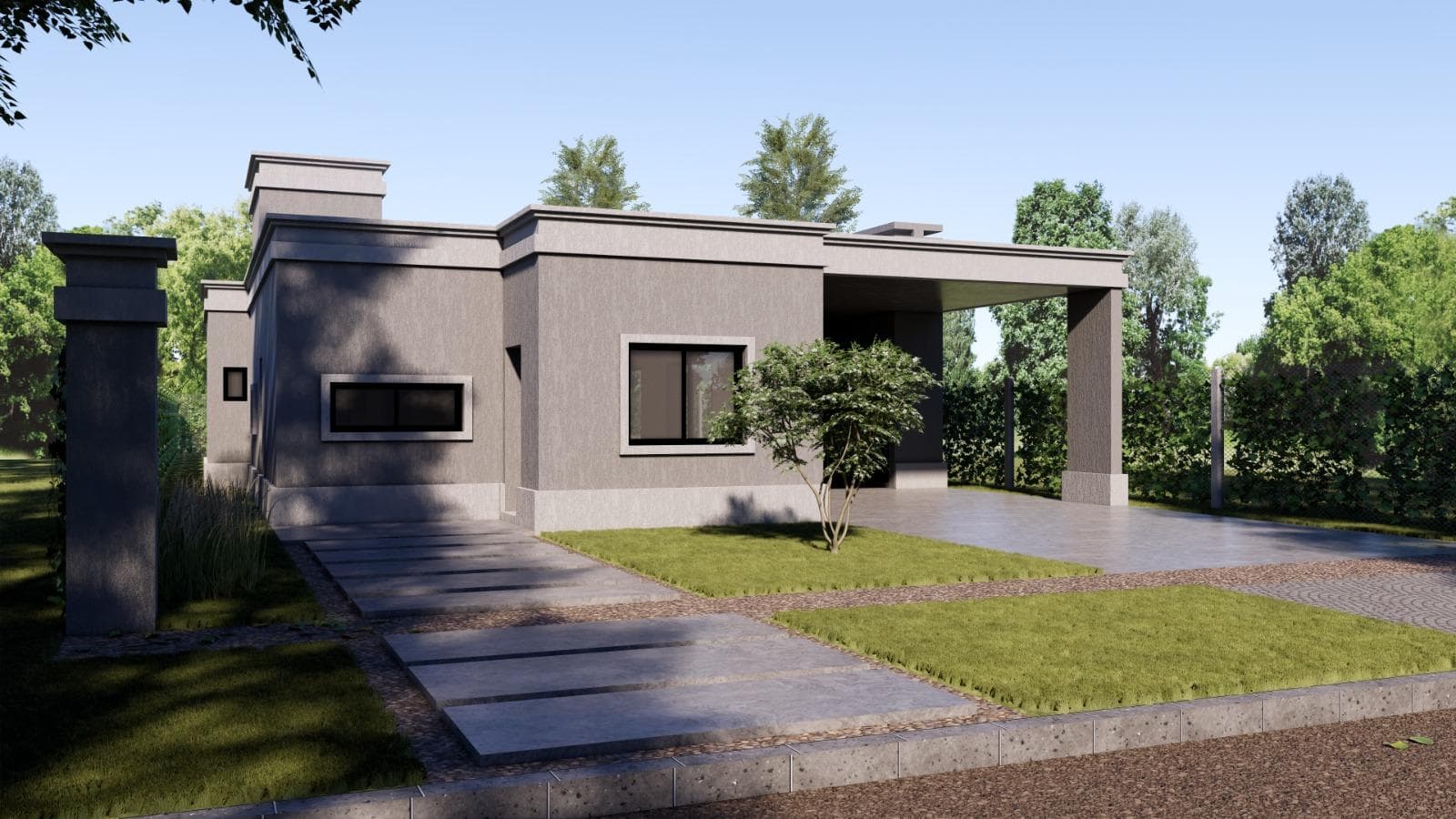 FOR SALE - 3-bedroom house under construction with a pool - Punta Chacra, Roldán.