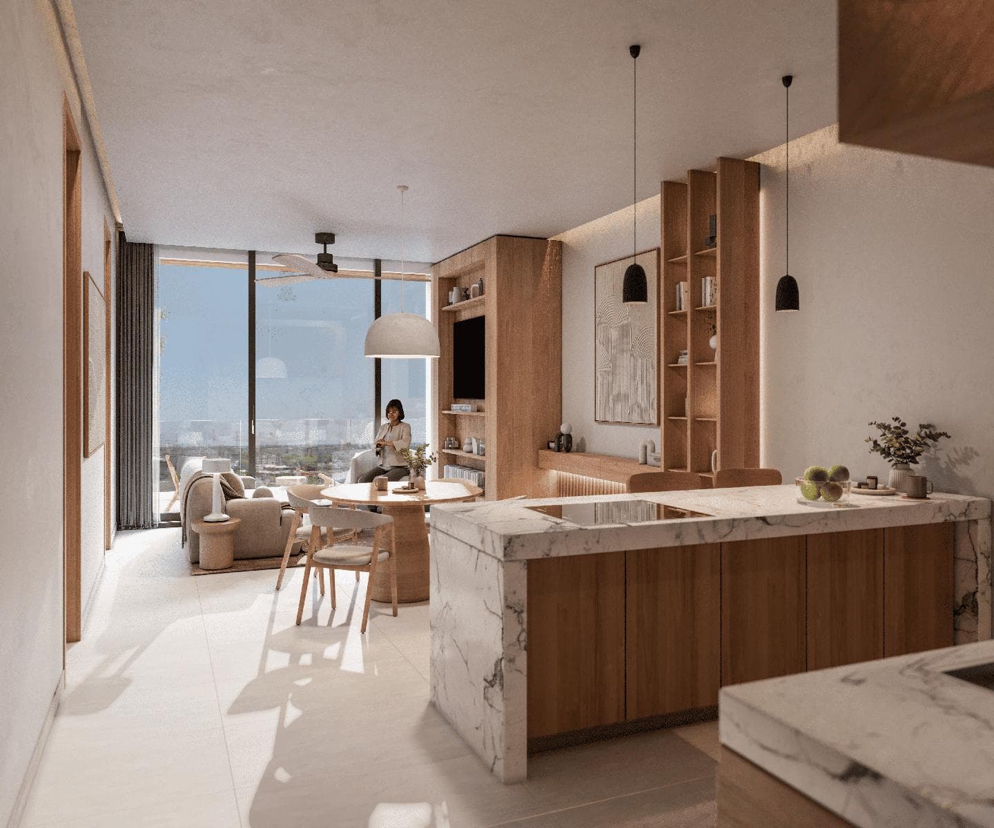 One-bedroom apartment for sale north of Mérida
