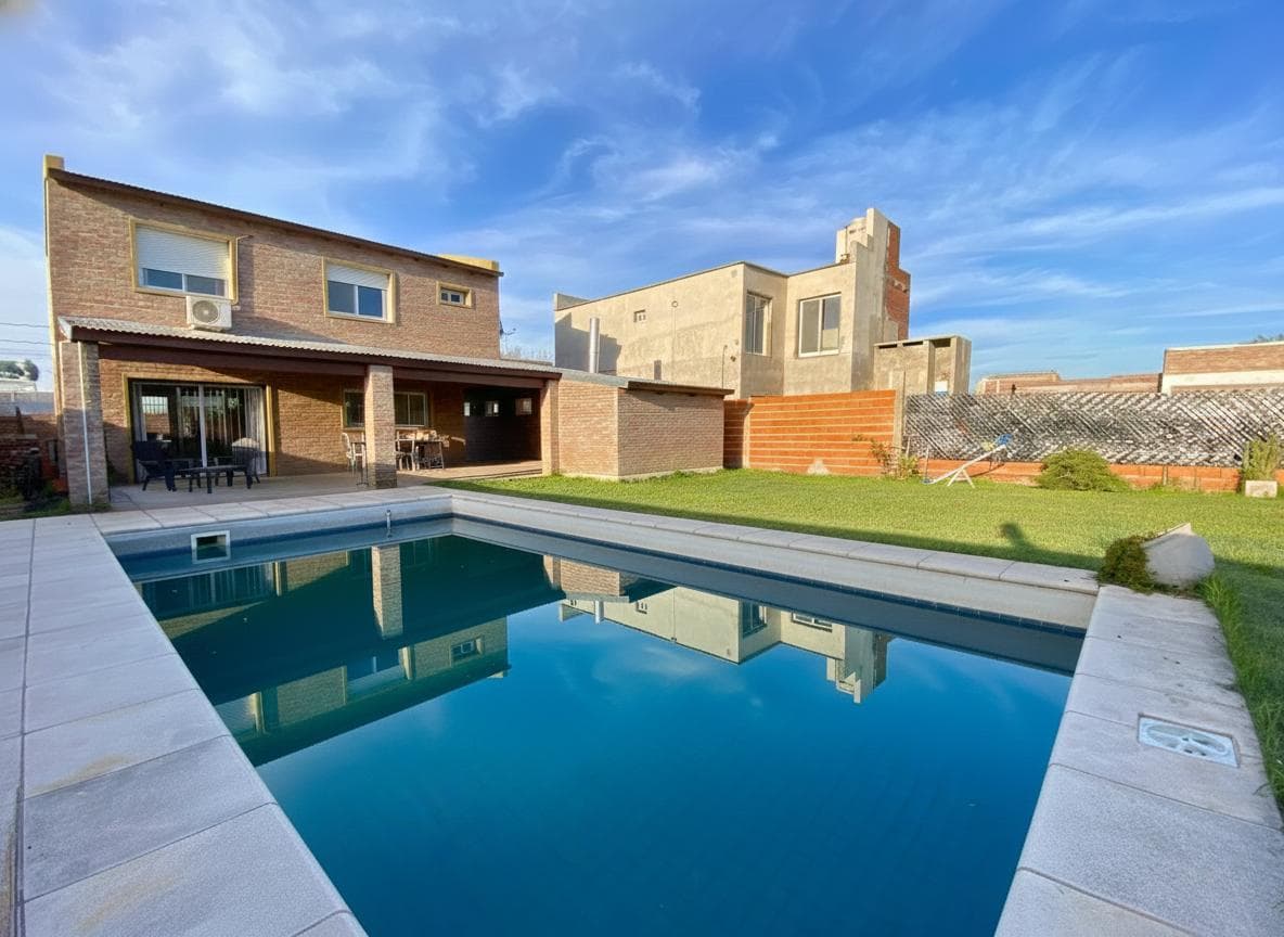 For Sale - House on a Main Street - 3 Bedrooms - with garage and pool – Funes City, Funes