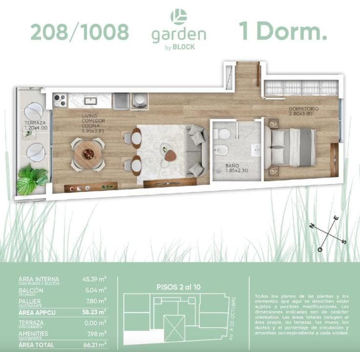 1-Bedroom Apartment for Sale
