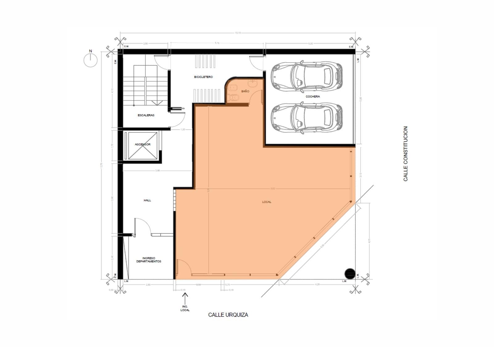 FOR SALE - Commercial Space at Urquiza and Constitución - Luis Agote, Rosario.