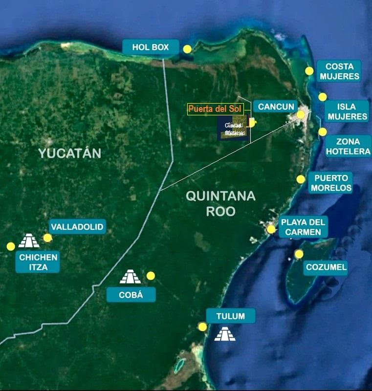 Land for Sale, 50.86 hectares, OPPORTUNITY/TITLED, Cancún-Francisco May Highway, Cancún