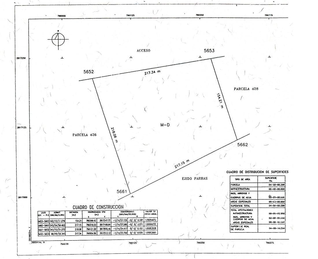 Land with a building for sale in Parras II, Coahuila de Zaragoza