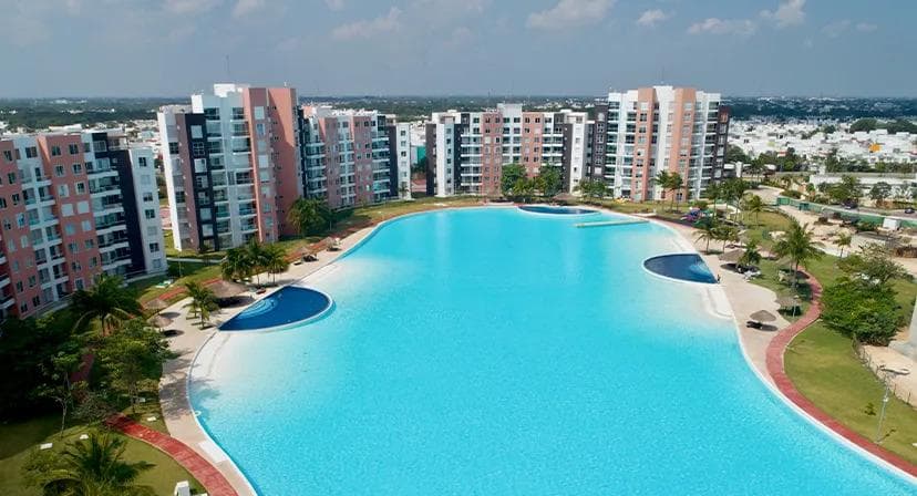 DREAM LAGOON - 3-Bedroom Condo for Sale with a Crystal-Clear Lagoon, Pools, and a Clubhouse