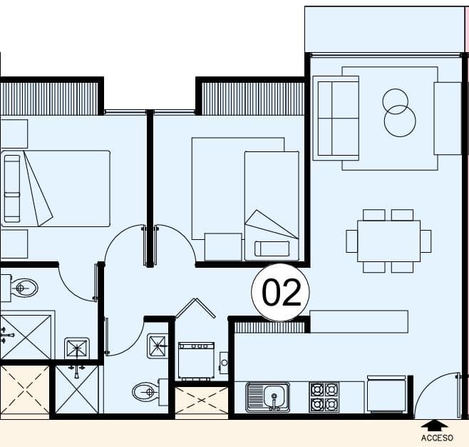 Apartment for Sale in Periférico Norte, Tlalnepantla, State of Mexico