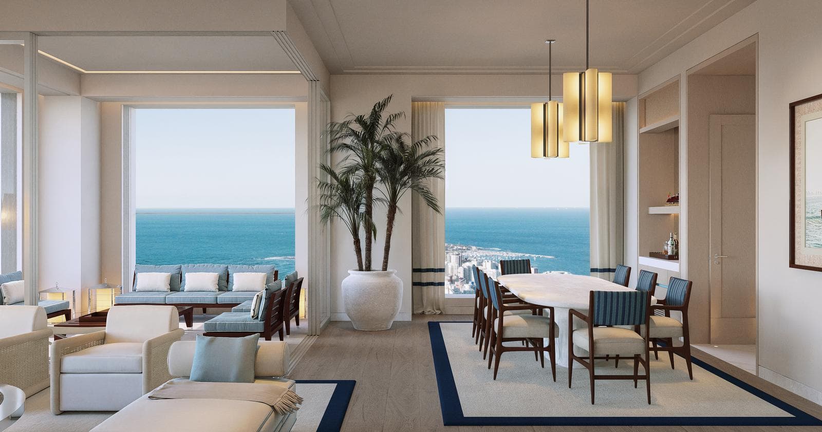 "CIPRIANI Residences" Half-floor apartment with unobstructed ocean views, Playa Brava, Punta del Este.