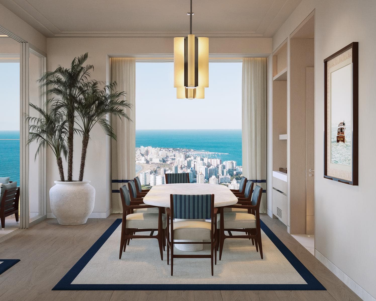 "CIPRIANI Residences" Half-floor apartment with unobstructed ocean views, Playa Brava, Punta del Este.
