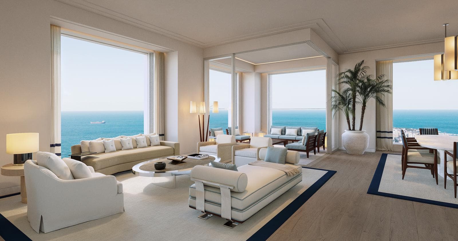 "CIPRIANI Residences" Half-floor apartment with unobstructed ocean views, Playa Brava, Punta del Este.