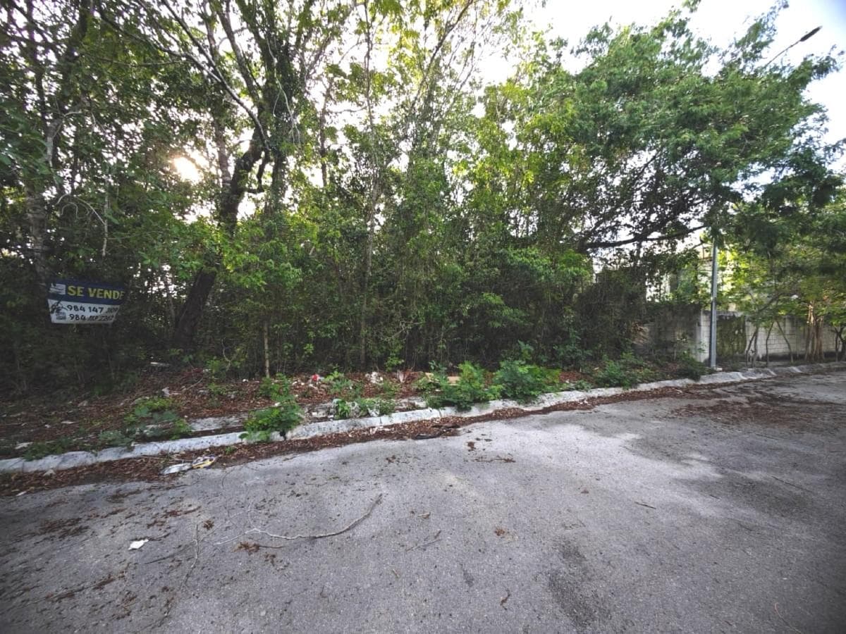 1,175 M2 LOT FOR SALE IN A SCHOOL DISTRICT, JUST STEPS FROM THE SPORTS COMPLEX IN PLAYA DEL CARMEN