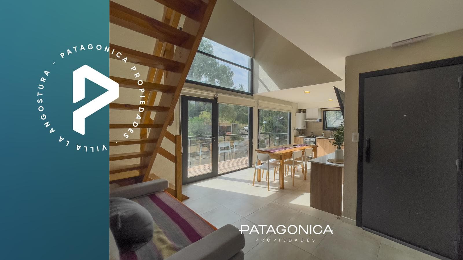 FOR SALE: Duplex-style apartment, 3 rooms + garage. El Mercado neighborhood, Villa la Angostura
