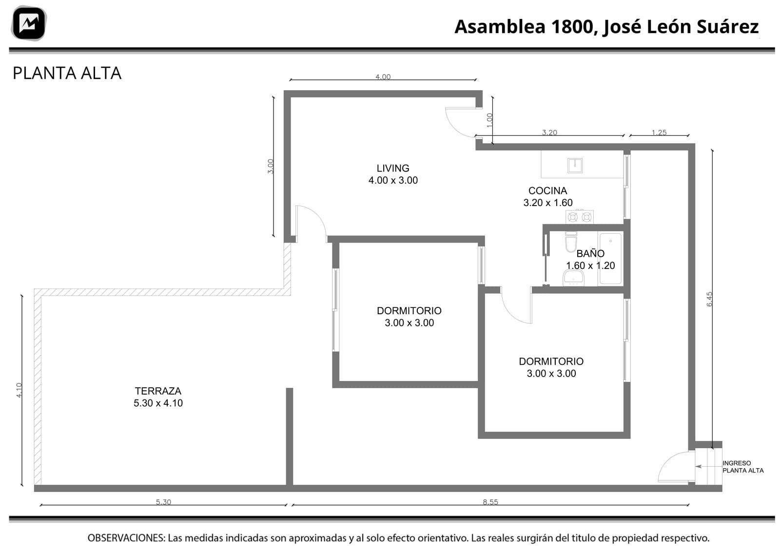 Apartment for sale on José León Suárez, 8 rooms, needs renovation, 2 stories, 4 bedrooms, multi-family home in Villa Ballester