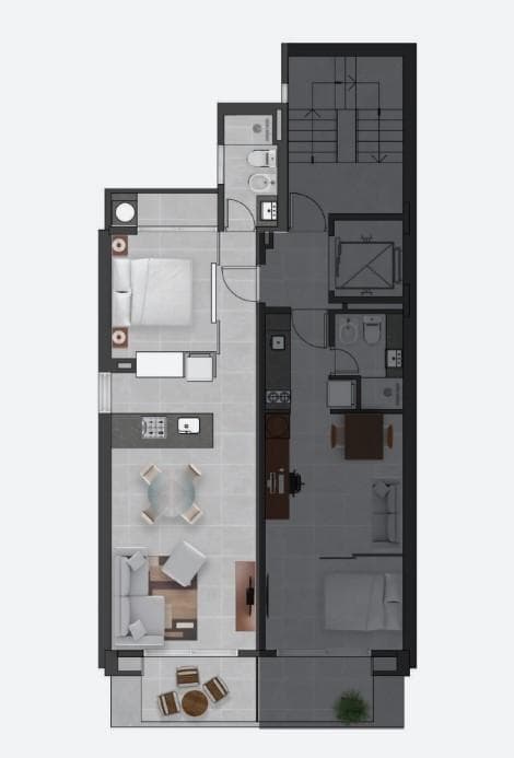 FOR SALE: 1-BEDROOM APARTMENT IN THE OROÑO AND EL RÍO AREA