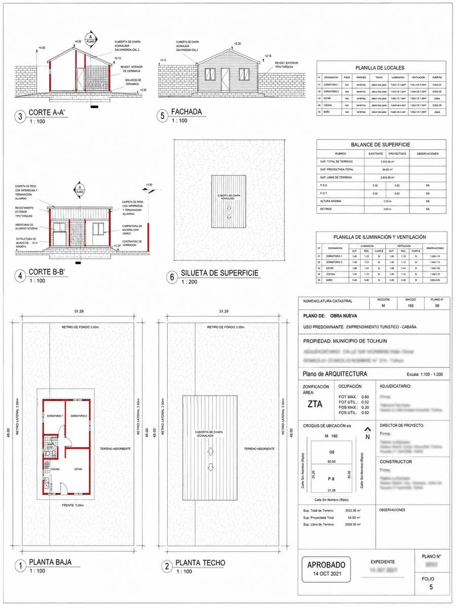 Land for Sale with Approved Building Plans