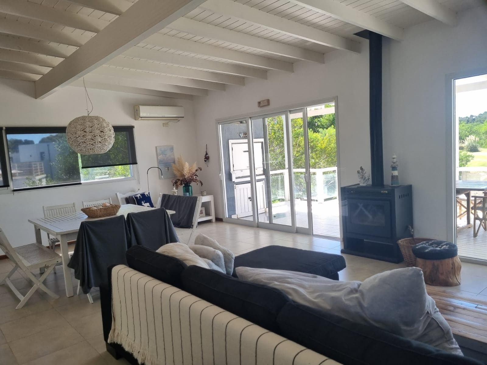 A beautiful house in Costa Esmeralda Golf 2, with a pool, a barbecue, and a view of the golf course.