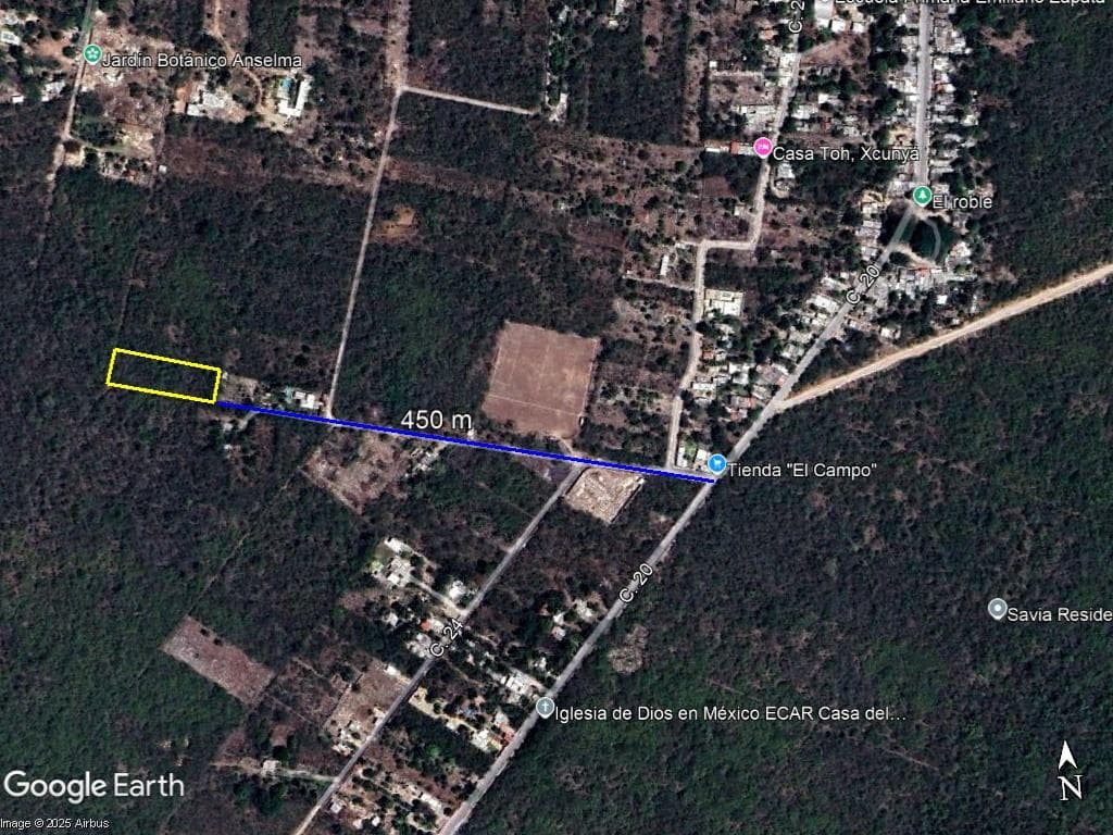 LAND FOR SALE IN XCUNYÁ, MÉRIDA, YUCATÁN | 3,322 M² IN AN AREA WITH HIGH APPRECIATION POTENTIAL