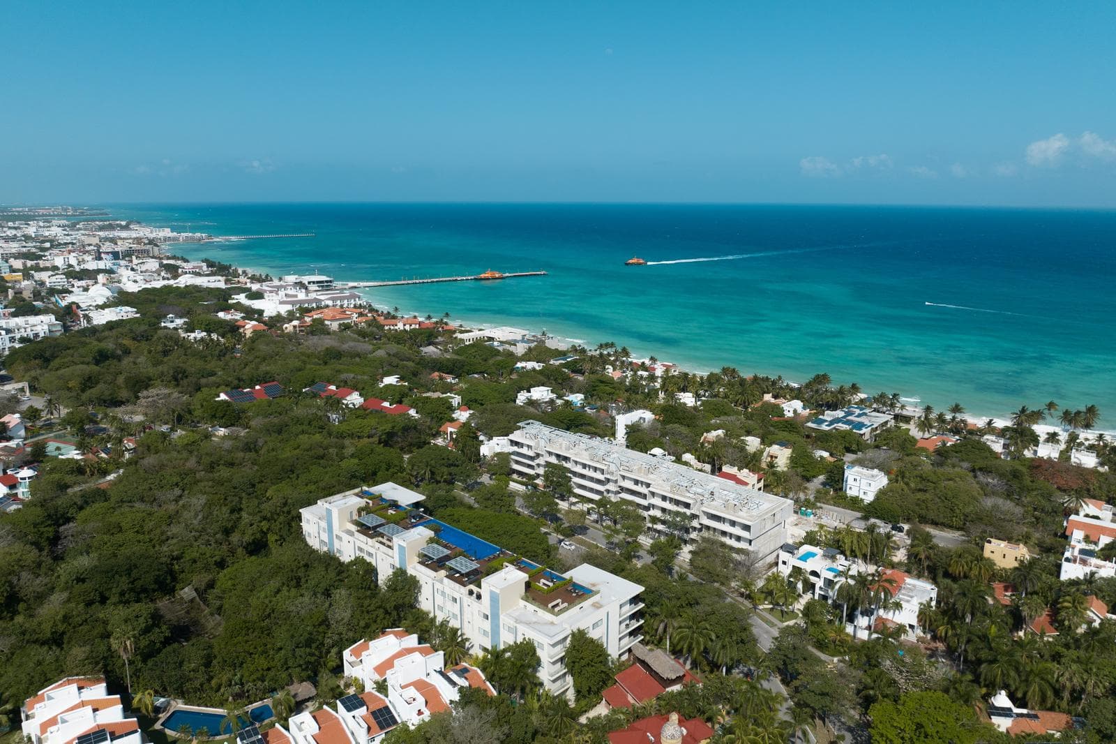 Mara Playacar - 3-Bedroom Penthouse for Sale - with a Roof Garden and Caribbean Views in Playacar Phase 2