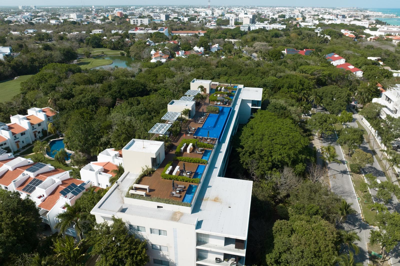 Mara Playacar - 3-Bedroom Penthouse for Sale - with a Roof Garden and Caribbean Views in Playacar Phase 2