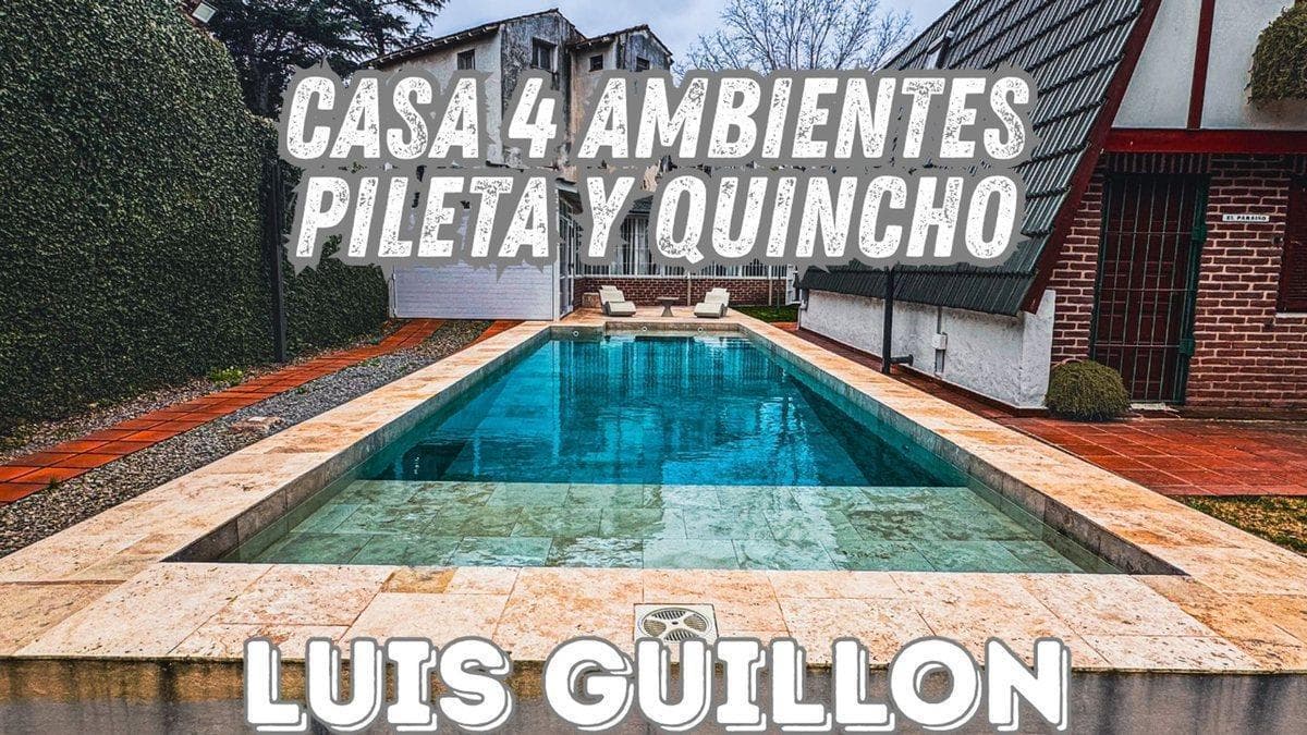 Casa 4 Ambientes con Pileta y Quincho 934 MTS T