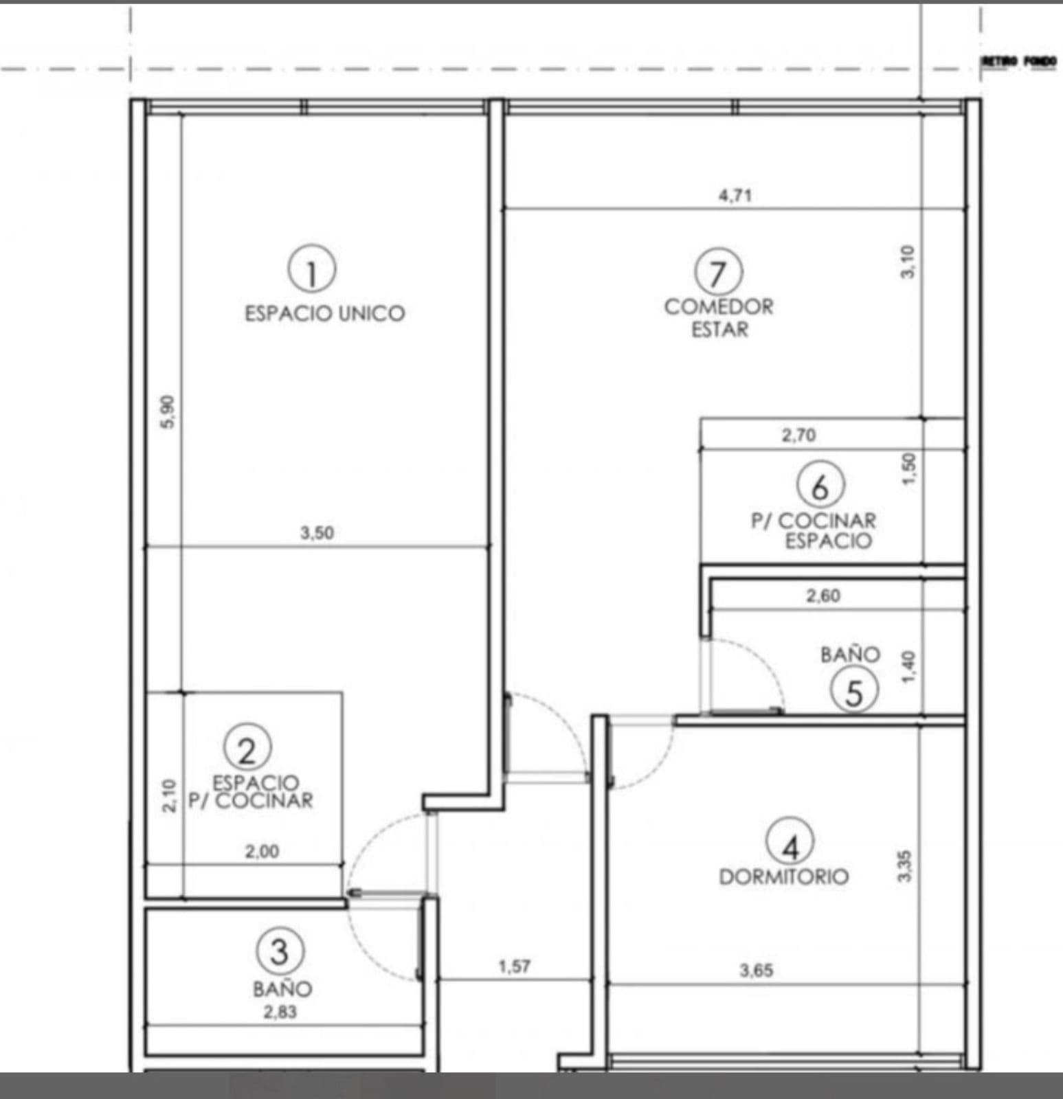 Venta Departamento 2 Amb de Pozo - Amplia Financ.