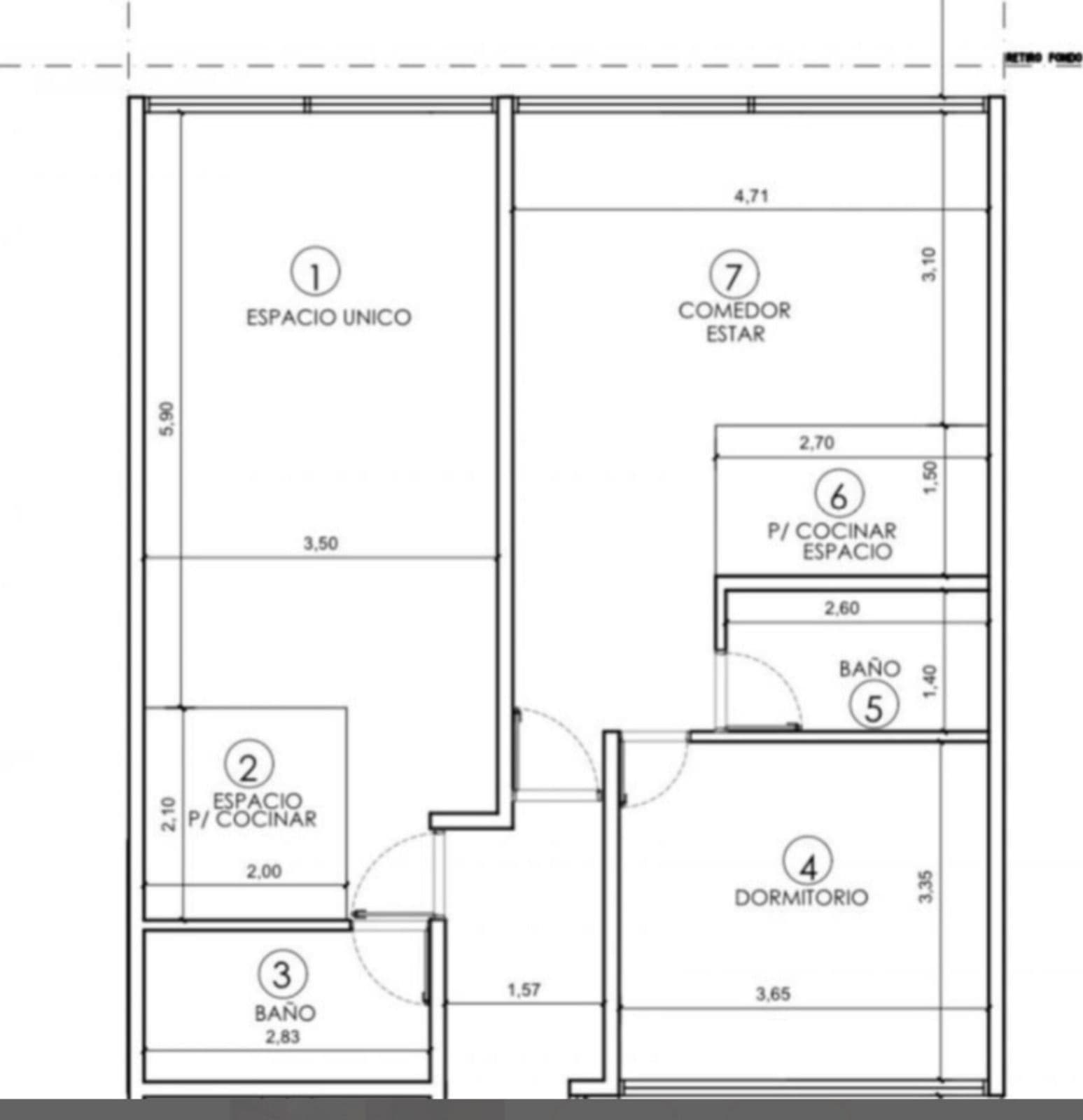 Venta Departamento 1 Amb de Pozo - Amplia Financ.