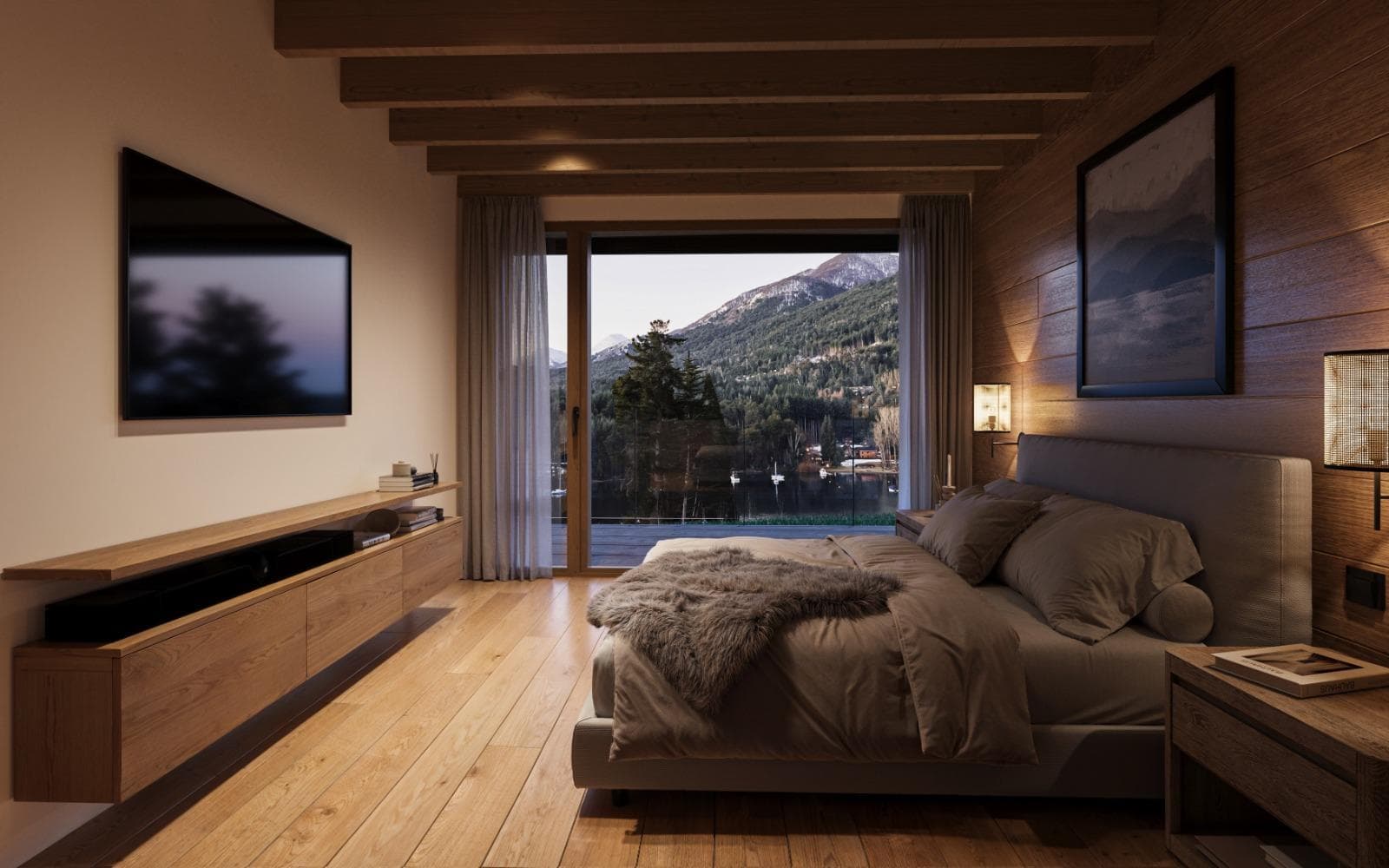 2-room apartment in UF 21, 63 m², with a full view of the lake in Bahía Manzano