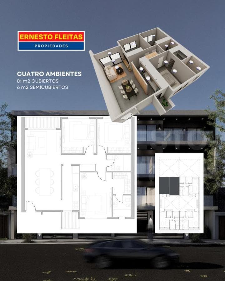 4-room apartment in Pozo - San Justo