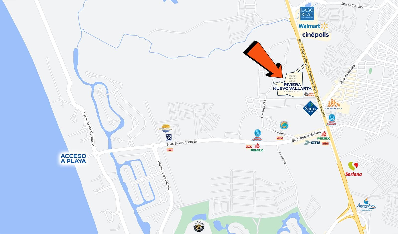 Land for Sale in Riviera Nuevo Vallarta Residential Community in Nuevo Vallarta, Riviera Nayarit