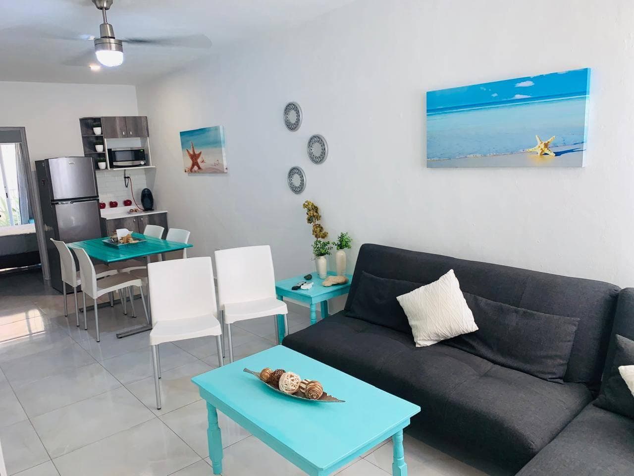 One-Bedroom Apartment for Rent in Colonia Hollywood, Playa del Carmen