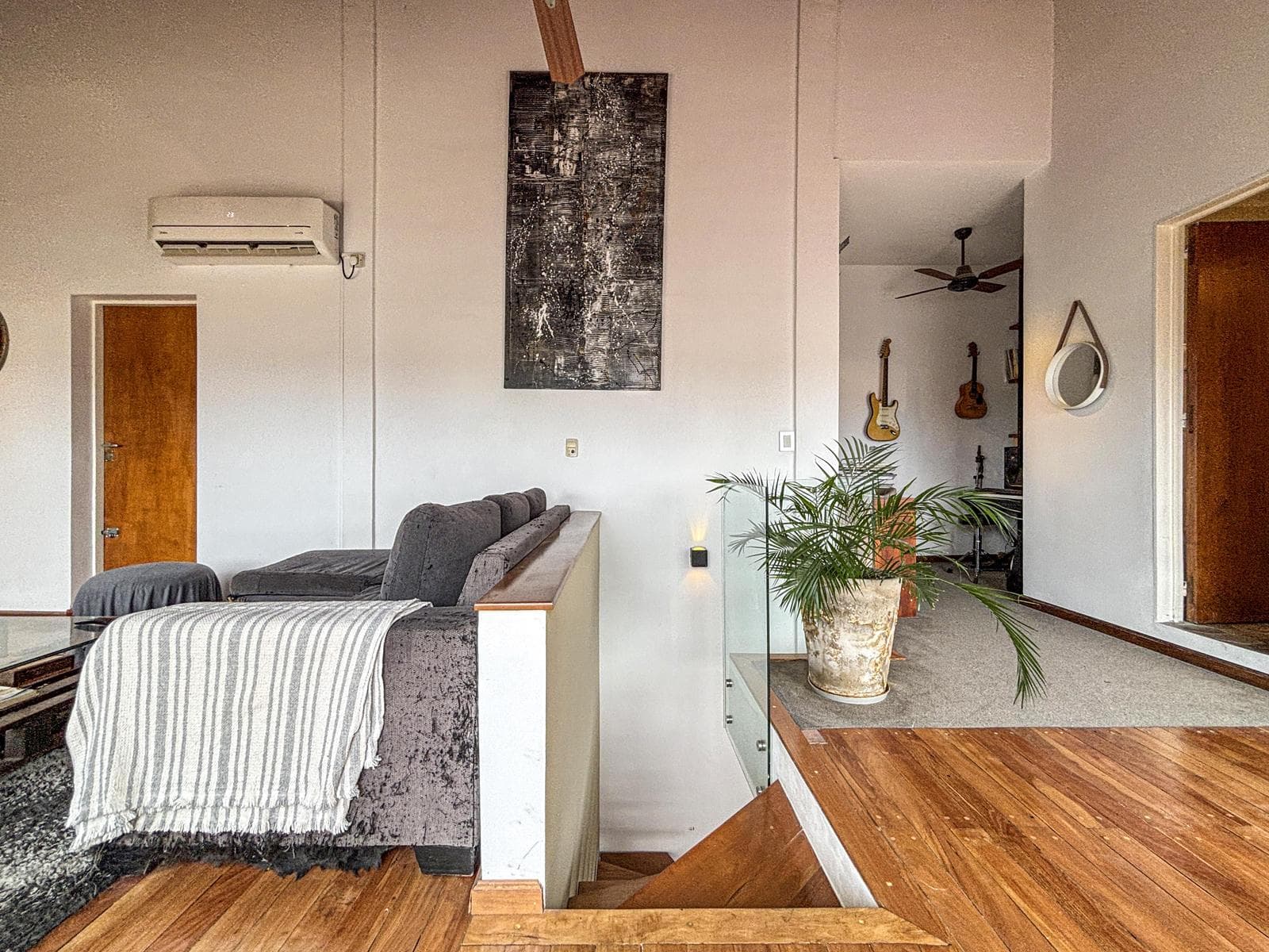 Unique 2-bedroom apartment with a multipurpose room, terrace, and grill
