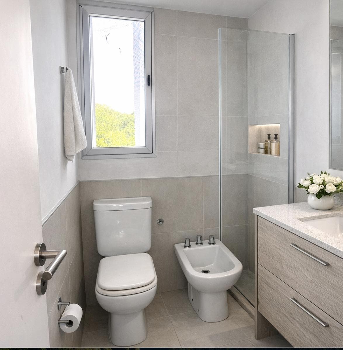 Ideal Investment Apartment - El Palmar - covered parking - pool - storage room and green views