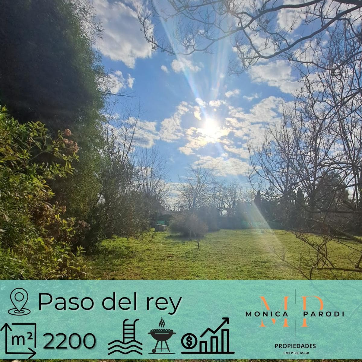 2,200 M² LOT FOR SALE IN PASO DEL REY – TWO HOMES, A SWIMMING POOL, AND A LARGE GARDEN