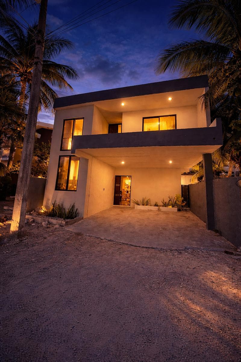 House in the Town of Chicxulub Puerto